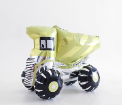 Шар 3D (25''/64 см) Фигура, Самосвал, 1 шт. в уп.