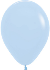S Шар (5''/13 см) Нежно-голубой (640), макарунс, 100 шт. (105640)